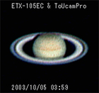 ETX & ToUcamで"土星"